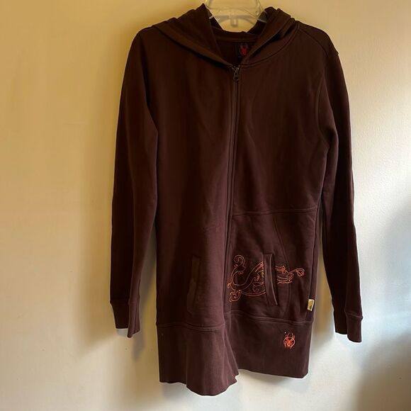 Spyder Tops - EXCELLENT CONDITION WOMEN’S LARGE VINTAGE SPYDER LONG HOODIE/SWEATSHIRT FULL ZIP